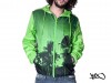 Bunda K1X Paradise Windbreaker green/lime