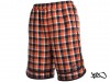 Kraťasy K1X Flannel Check navy/flame/egrot