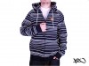 Mikina K1X Line Zipper navy/white