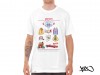 Triko K1X Draft white/multi